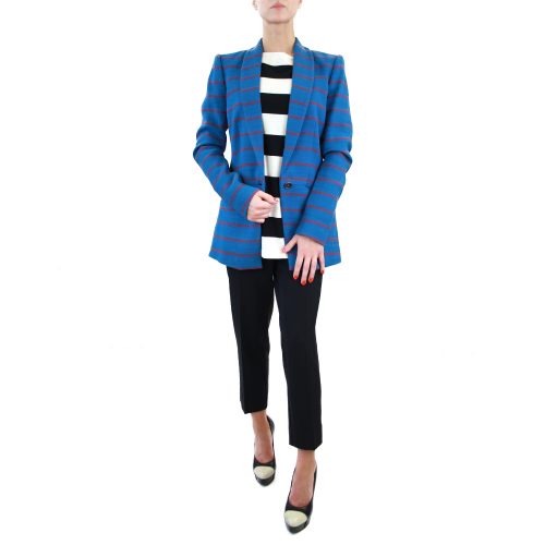 Abbigliamento STELLA JEAN - giacca lunga azzurra | OneMore (1)