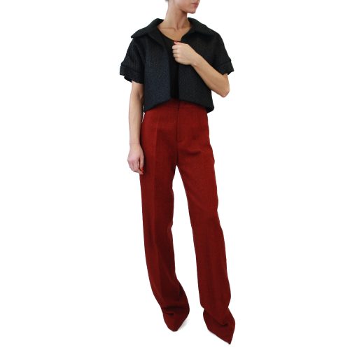 Abbigliamento STELLA JEAN - pantalone palazzo | OneMore rosso (1)