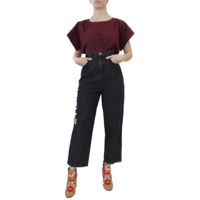 Abbigliamento COLIAC - jean | OneMore nero con stampa (2)